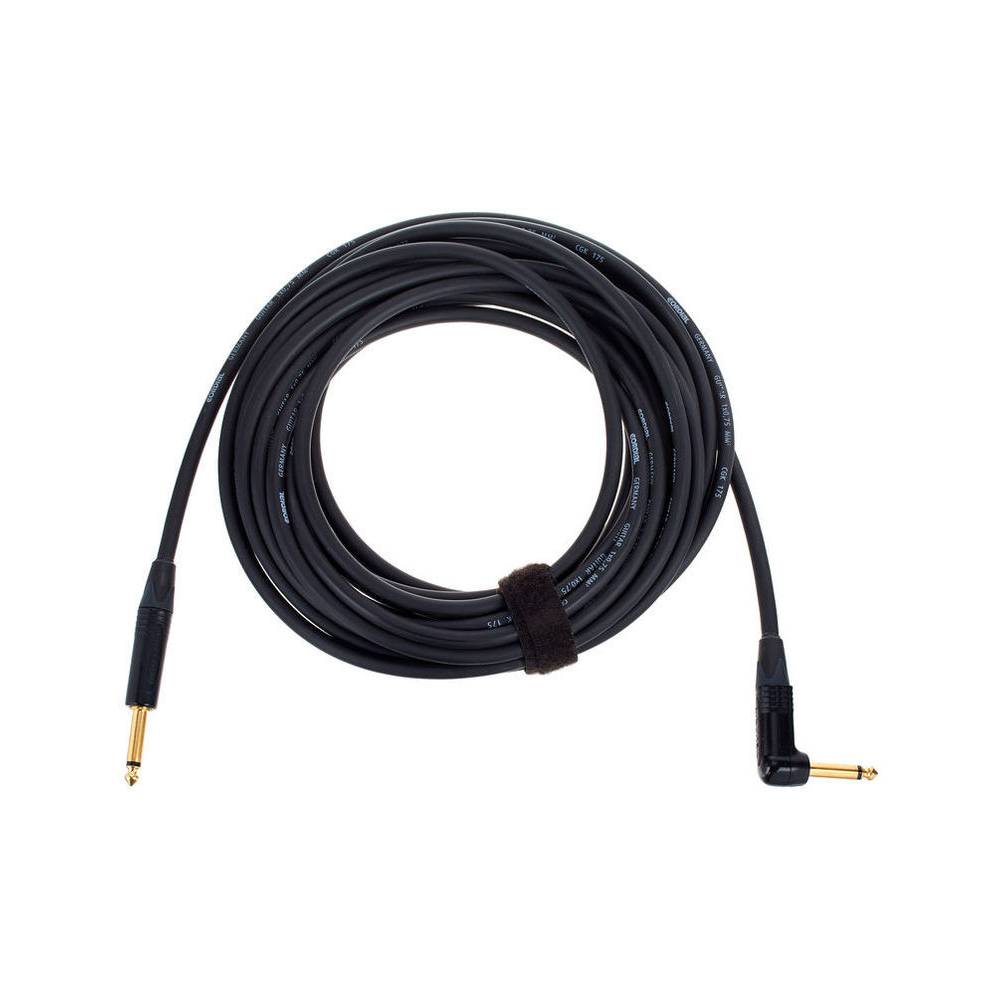 Cordial CSI9PR-175 ENCORE 6.3 TS jack haaks - 6.3 TS jack recht instrumentkabel 9m