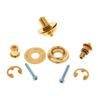 Dunlop SLS1404G Straplok Strap Retainers Flush Mount 24KT Gold