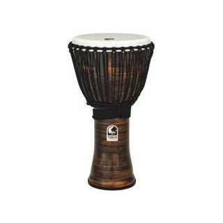 Toca TF2DJ-14SCB Rope Tuned Djembes 14 Spun Copper