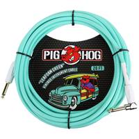 Pig Hog Vintage Series Seafoam Green 20ft R/A instrumentkabel 6m