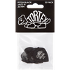Dunlop Tortex Pitch Black Jazz III 0.50mm 12-pack plectrumset zwart
