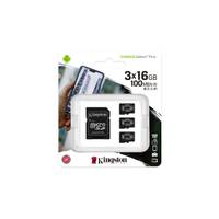 Kingston Canvas Select Plus microSD 3x16 GB + adapter