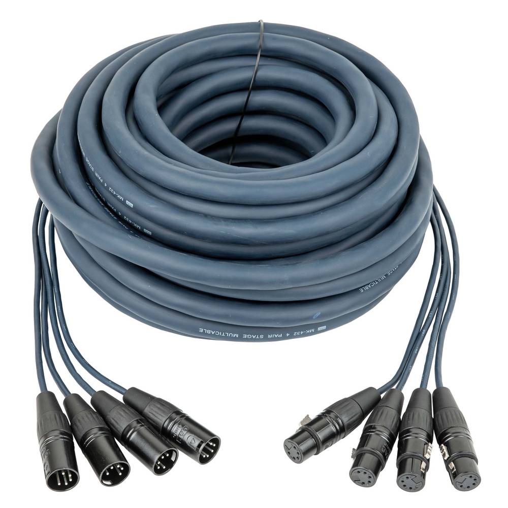 DAP DMX Multi 5-Pin 50m multikabel 4-voudig