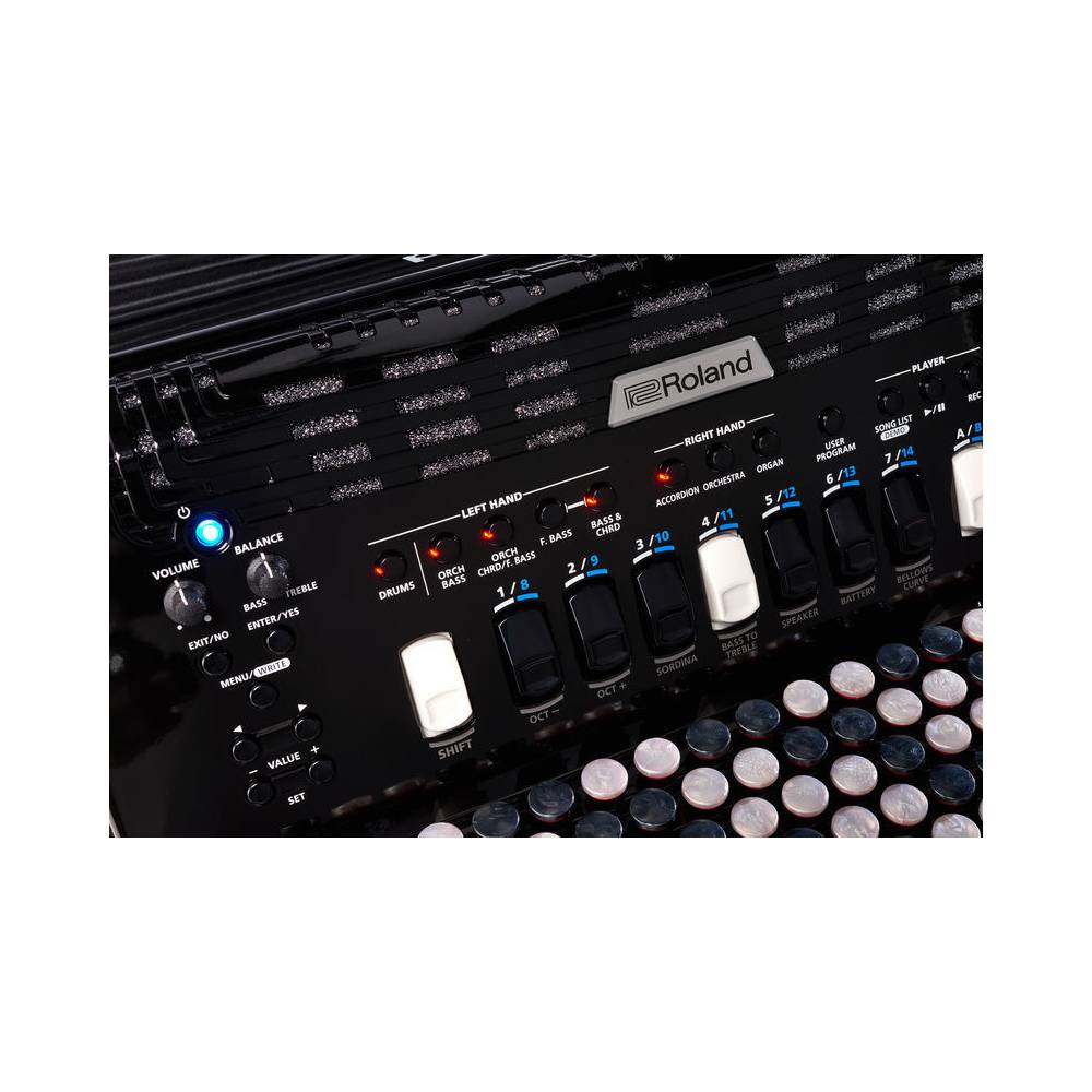 Roland FR-4XB BK V-Accordion knoppenklavier zwart