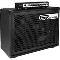 GRBass ONE 800 GR112H/T8 basgitaarversterker stack met speakerkabel