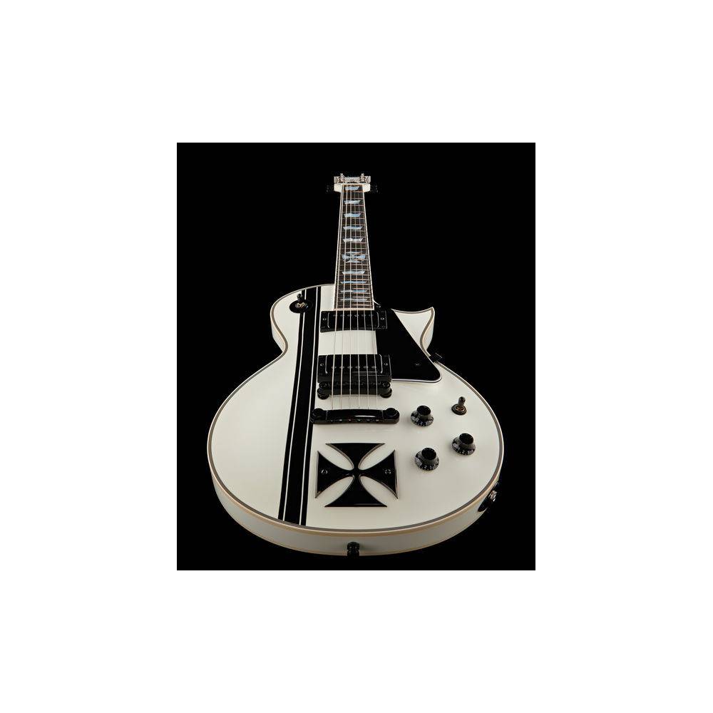 ESP Signature Series James Hetfield Iron Cross Snow White