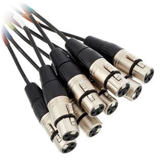 Cordial CML8-0FM5C Intro multikabel 8x XLR male - 8x XLR female 5m