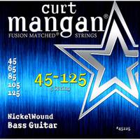 Curt Mangan Nickel Wound 45-125 5 String snarenset voor bas
