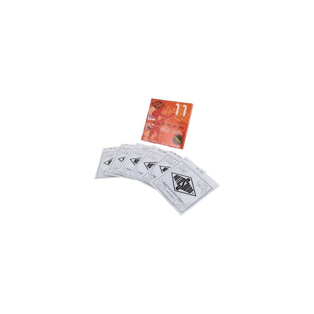 Rotosound R11 Roto Reds set elektrische gitaarsnaren 011 - 048
