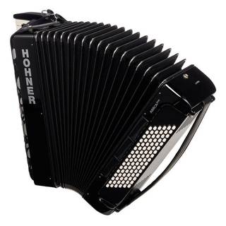 Hohner Amica Forte IV 96 Zwart, Silent Key accordeon
