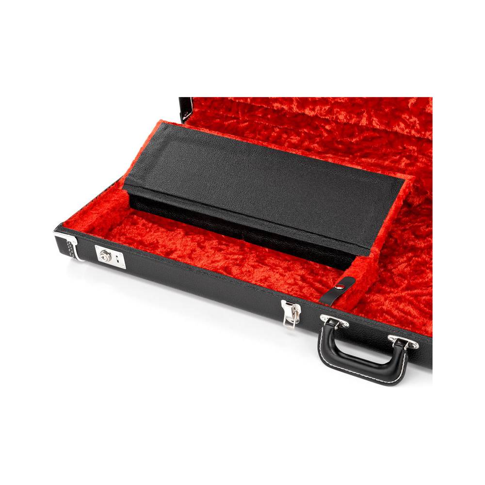 Fender koffer voor Jazzmaster en Jaguar zwart-rood