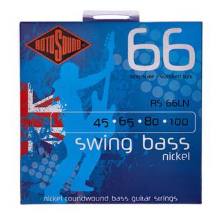 Rotosound 66LN Swing Bass 66 set basgitaarsnaren 45-100 nikkel