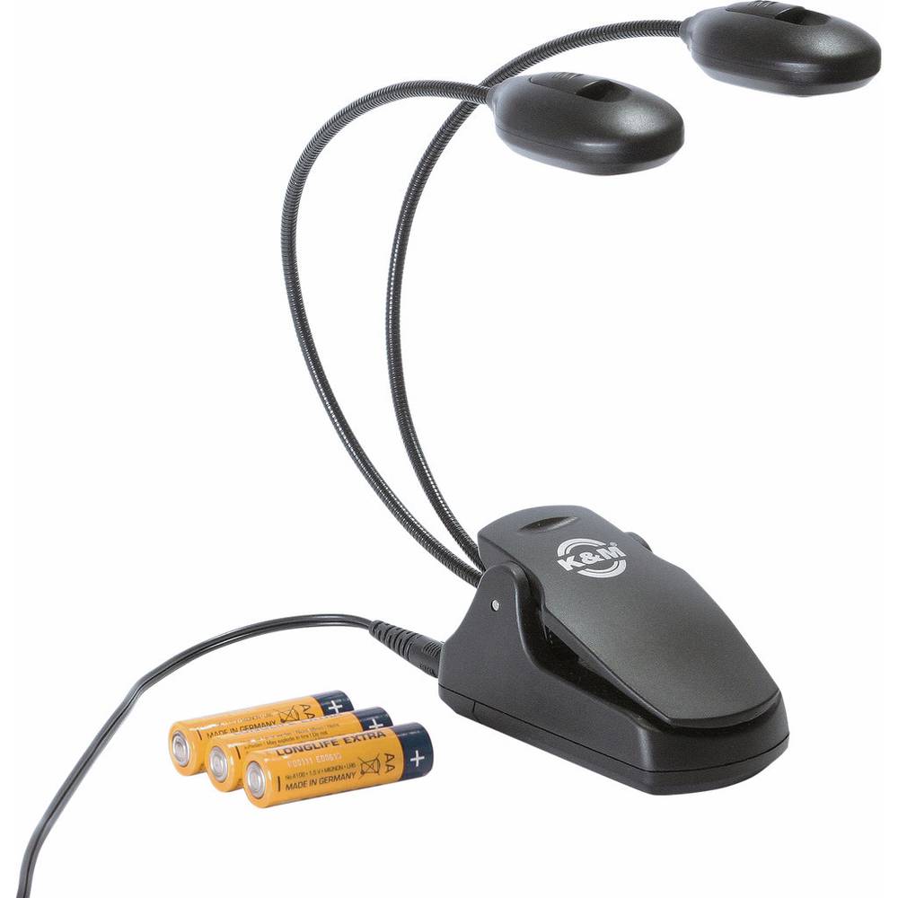 Konig & Meyer 12270 lessenaarlamp met dubbele LED