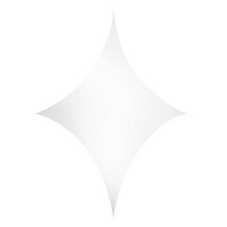 Showtec Stretch Shape diamond stretchdoek 500x250cm wit