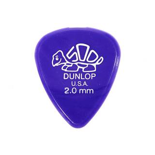 Dunlop Delrin 500 2.00mm plectrum donkerpaars