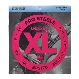 D'Addario EPS170M ProSteels Bass Regular Light 45-100