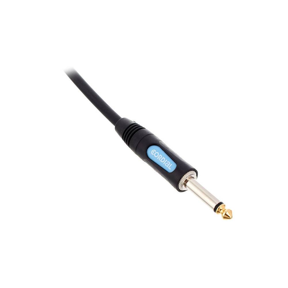 Cordial CCFI0.6PP Intro 6.3mm TS jack patchkabel 60cm
