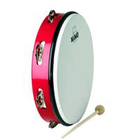 Nino Percussion NINO24R jingle-drum handtrommel rood