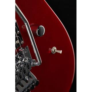 ESP LTD M-1 Custom '87 Candy Apple Red met non-recessed Floyd Rose en EMG PA-2 Boost