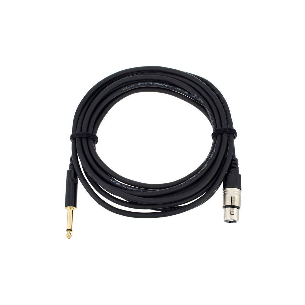 Cordial CCM5FP Intro microfoonkabel XLR female - TS jack male 5m