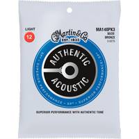 Martin Strings MA140PK3 Authentic Acoustic SP 80/20 Bronze 3-pack Light