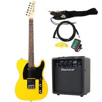 Fazley FTL200YB-P starter set elektrische gitaar geel
