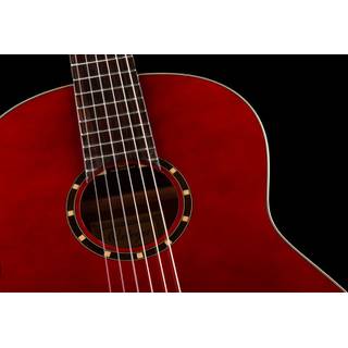 Ortega Family Series R121L linkshandige klassieke gitaar rood