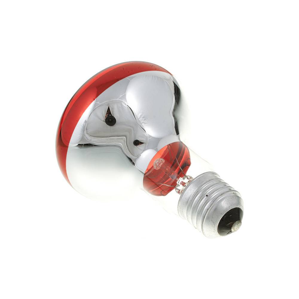 Omnilux R80 230V 60W E-27 reflectorlamp rood