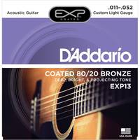 D'Addario EXP13 snarenset voor akoestische western gitaar