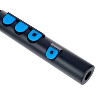 Nuvo TooT 2.0 kunststof fluit voor kinderen zwart-blauw
