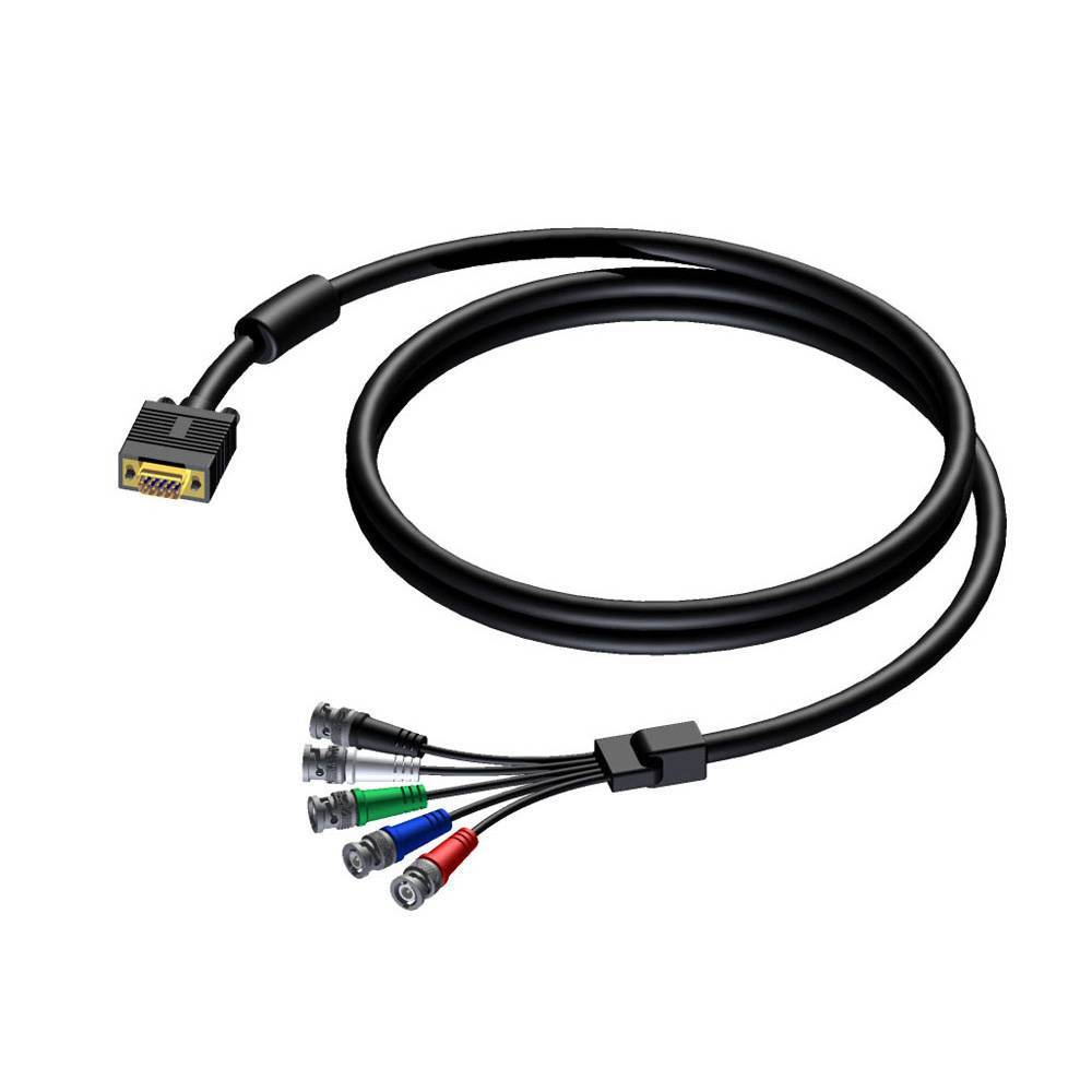 Procab CAV118/5 VGA naar BNC videokabel 5m