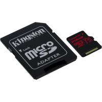 Kingston SDCR/256GB microSDXC Canvas React met adapter