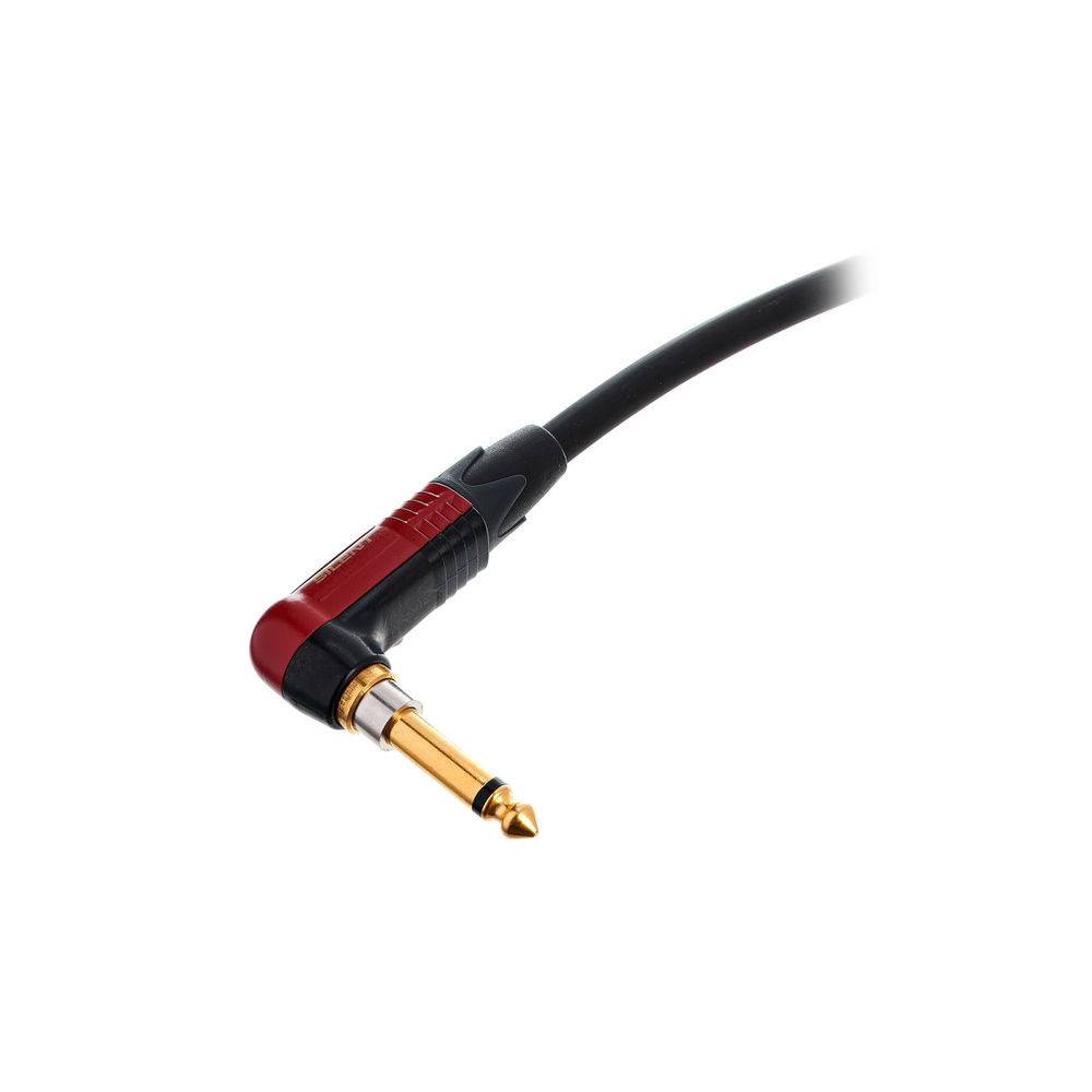 Cordial CRI6RP-SILENT ENCORE 6.3 TS jack silent haaks - 6.3 TS jack recht road kabel 6m