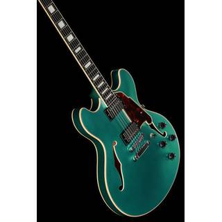 D'Angelico Premier DC Ocean Turquoise F Holes Stopbar