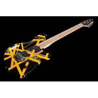 EVH Wolfgang Special Striped Black and Yellow MN