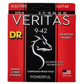 DR Strings VERITAS VTE-9 Quantum Nickel Light 09-42