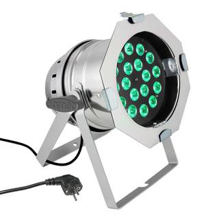Cameo LED-par 64 can 18 x 8W QUAD RGBW zilver