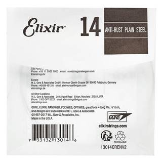 Elixir 13014 Anti-Rust Plain Steel .014 losse snaar