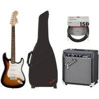 Squier Affinity Stratocaster Sunburst + versterker + kabel + gigbag