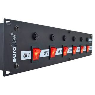 Eurolite 6-kanaals switch schuko