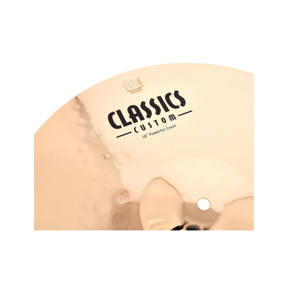 Meinl Classics Custom 18 Brilliant Powerful Crash bekken