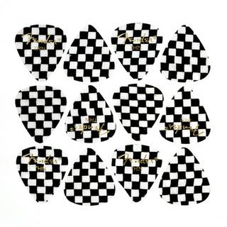 Fender 351 Shape Premium Picks Checker Thin (set van 12)