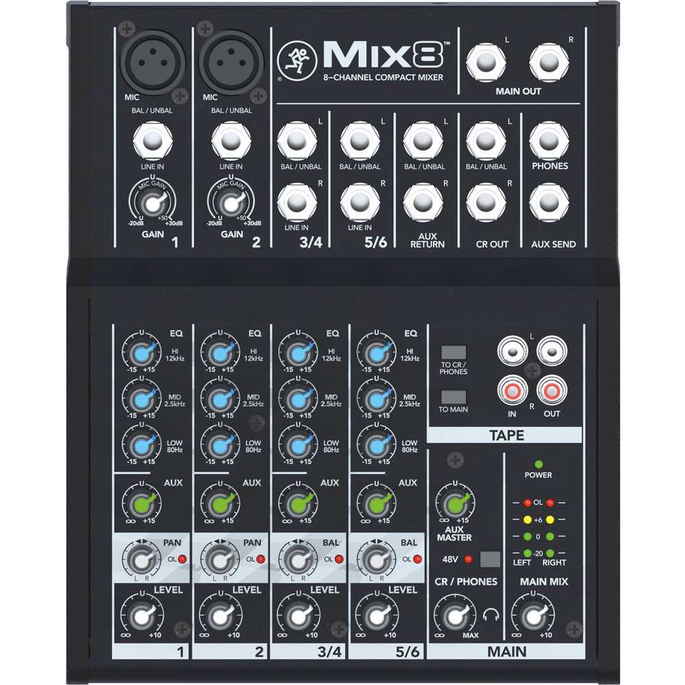 Mackie Mix8 mengpaneel