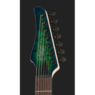 Schecter C-7 Pro Aqua Burst 7-snarige elektrische gitaar