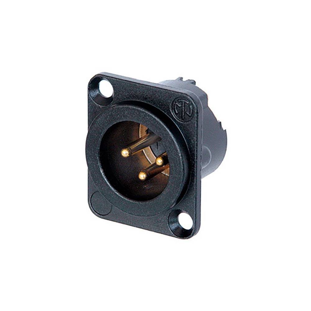 Neutrik NC3MD-LX B XLR chassisdeel 3p male