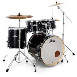 Pearl EXX725SBR/C31 Export Jet Black drumstel incl. bekkenset
