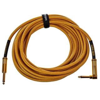 Ernie Ball 6070 Braided Instrument Cable, 7.5 meter, verguld