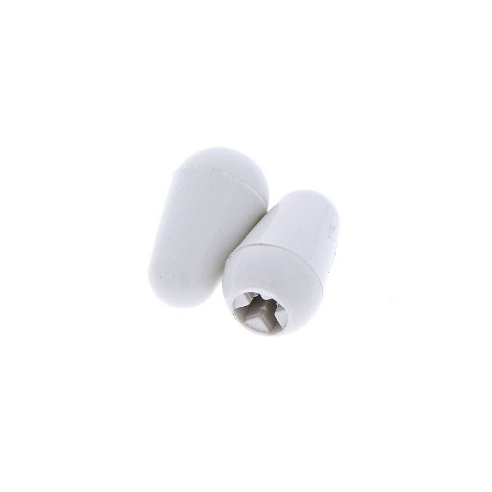 Fender switch tip voor Stratocaster wit (2 stuks)
