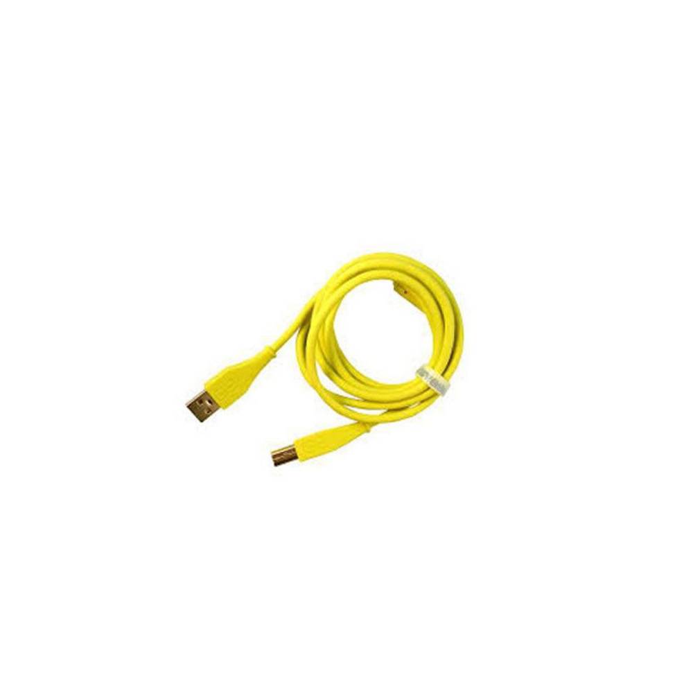 Chroma Cable Rechte USB-kabel 1,5m Tangerine Geel