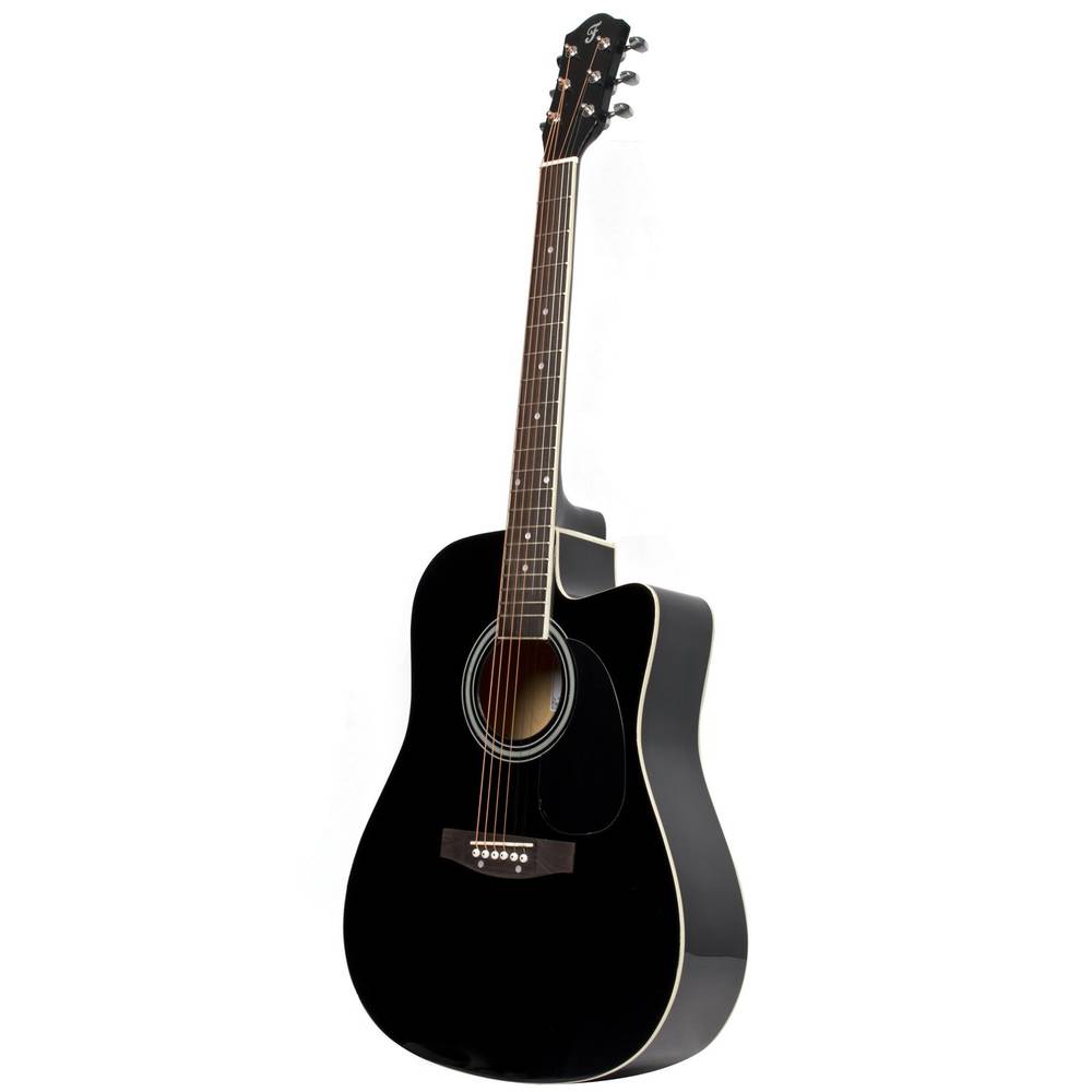 Fazley W50CBK akoestische western gitaar zwart